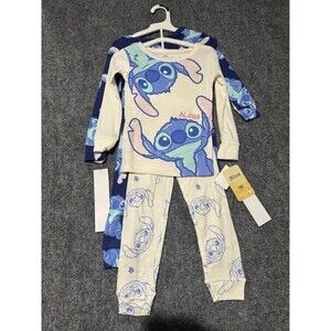 Disney Stitch 4T Pajama Set 2 Pack